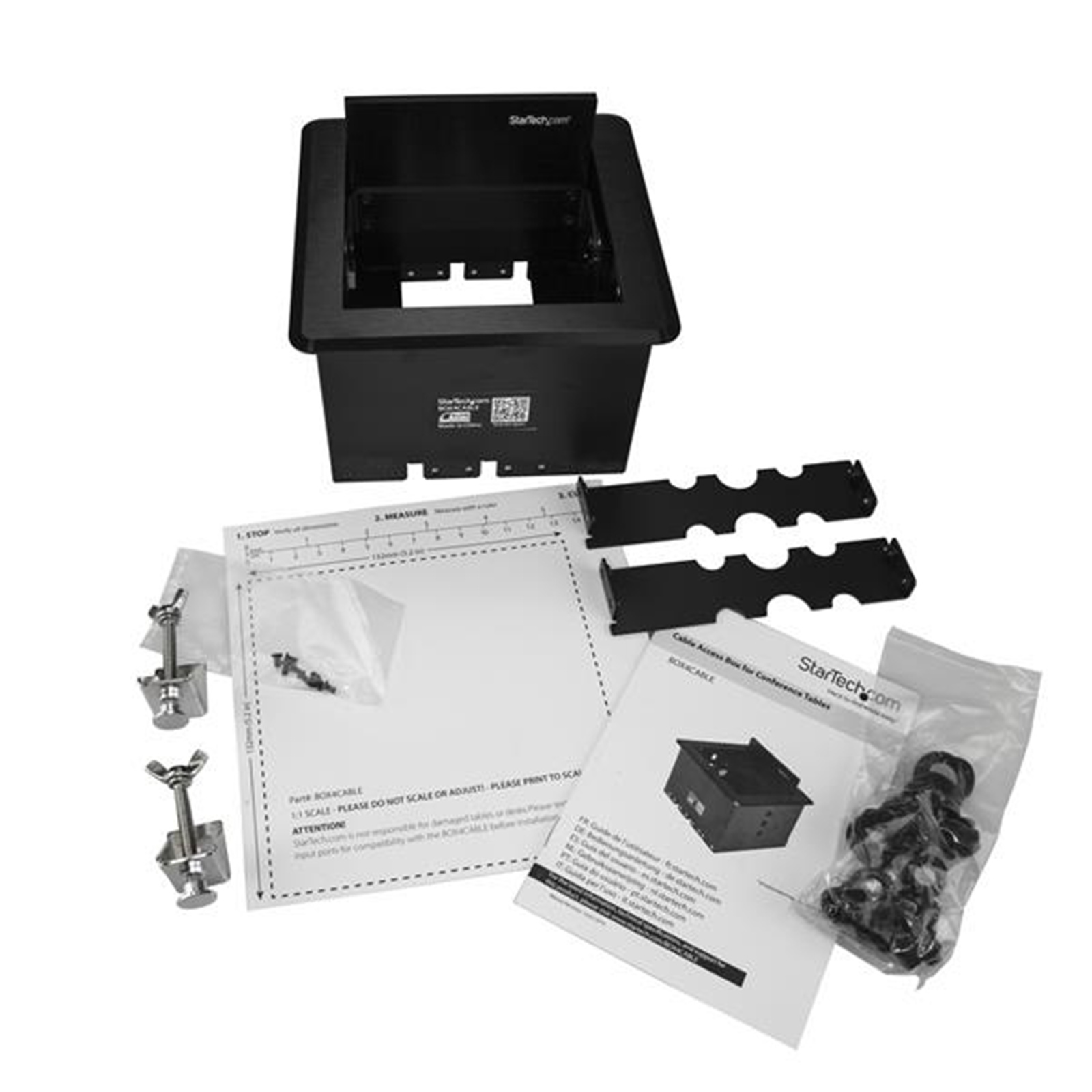 Buy the StarTech BOX4CABLE Cable Access Box for Conference Tables - Table  Top... ( BOX4CABLE ) online - PBTech.com/au
