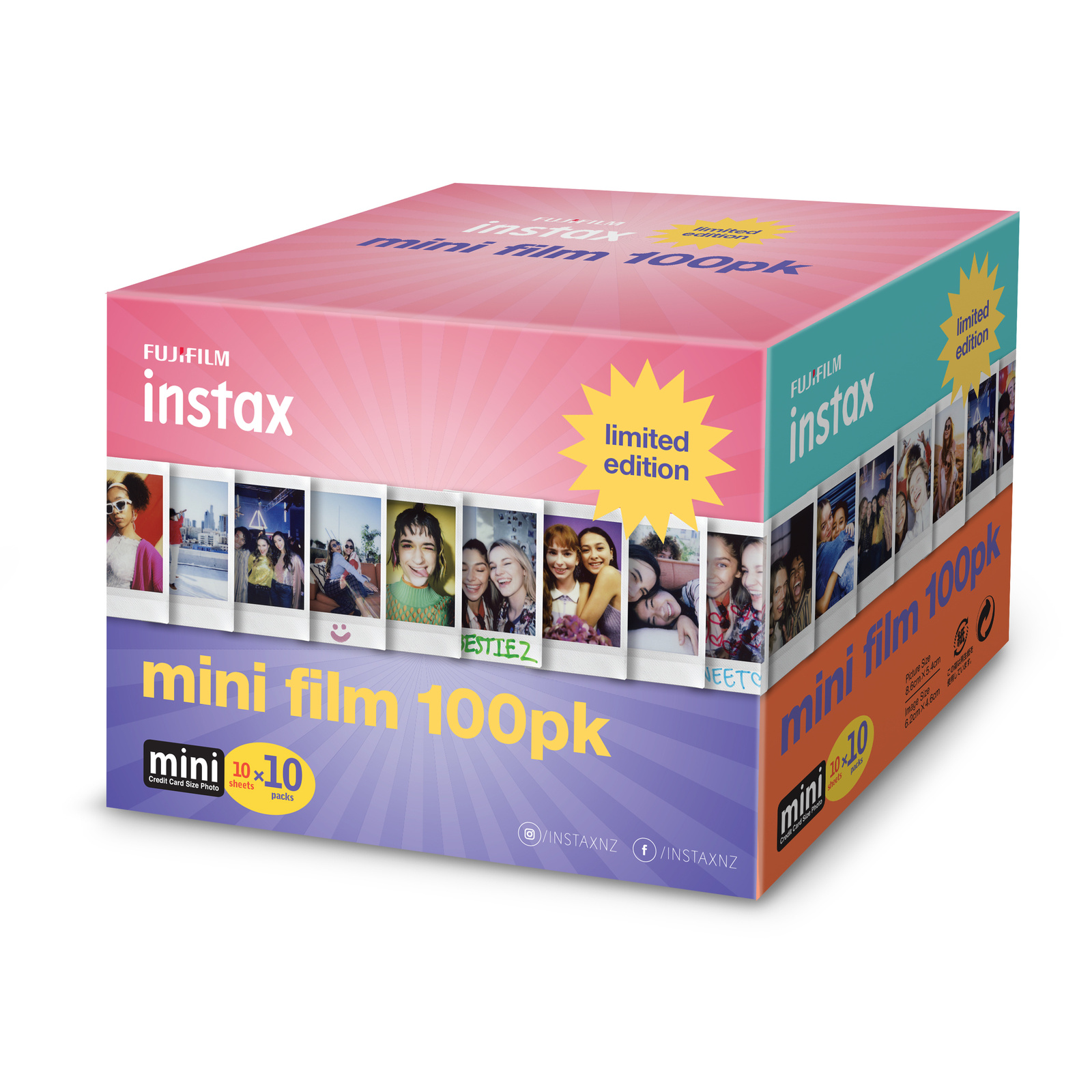 Buy the FujiFilm Instax Mini Film Pack Limited edition ( 50195 ) online - PBTech.com/au