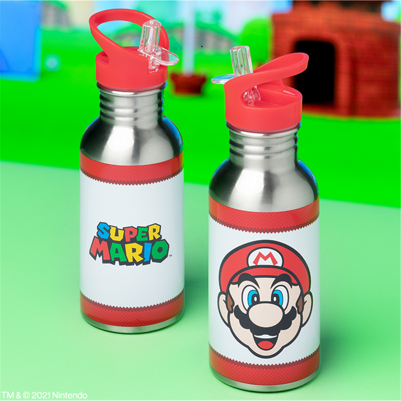 Buy the Paladone Super Mario Metal Water Bottle ( PSMWBS ) online -  PBTech.com/au