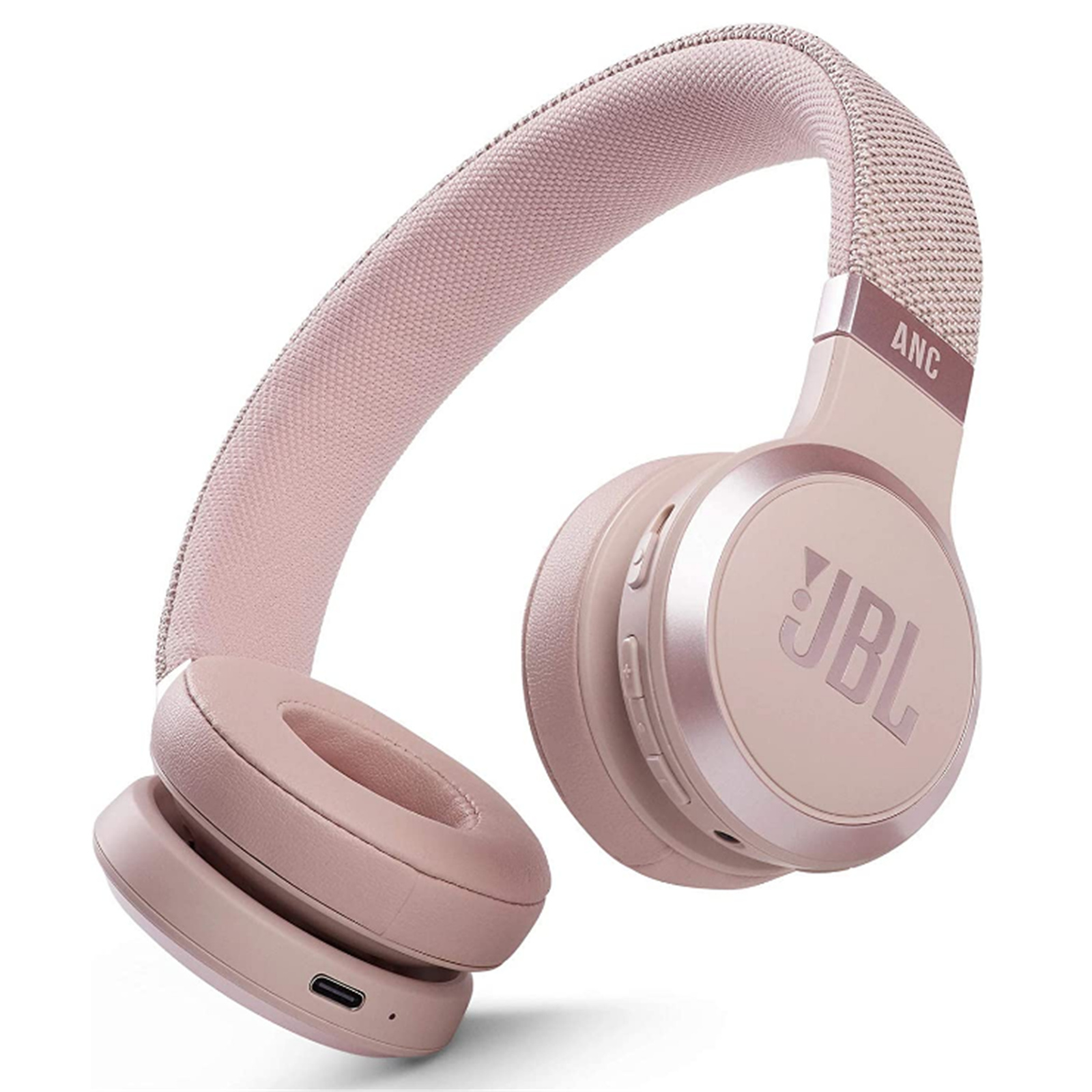 JBL Live 460NC Wireless Noise Cancelling Headphones Rose Gold ANC Multipoint Connection Auto Play Pause Google Assistant Amazon Alexa