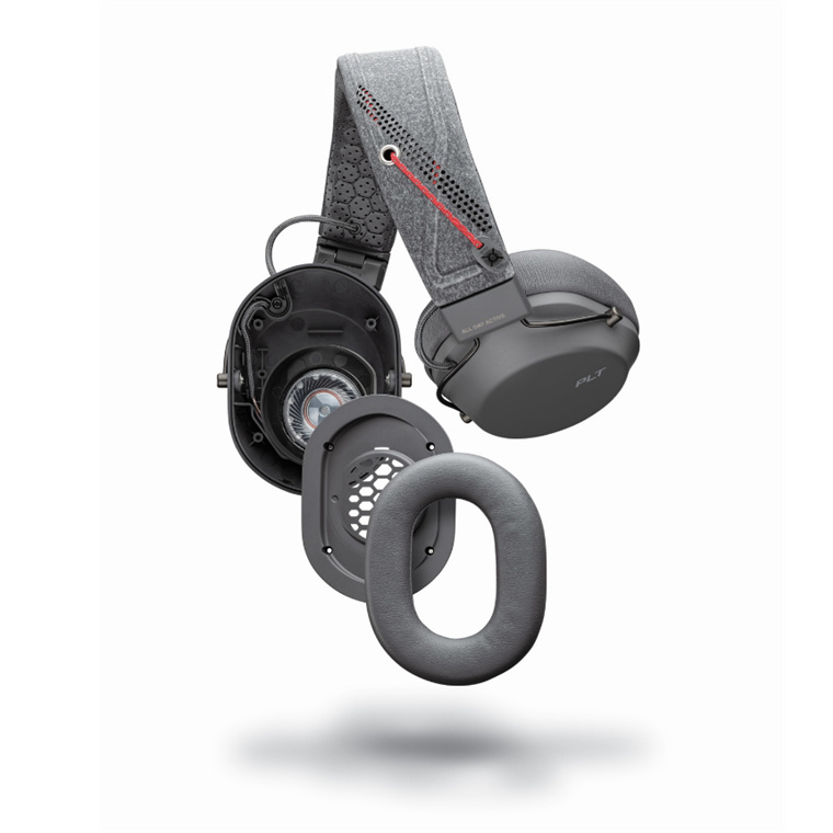 Buy the Plantronics Backbeat FIT 6100 Wireless Over-Ear Headphones -  Pepper... ( 213572-99 ) online - PBTech.com/au