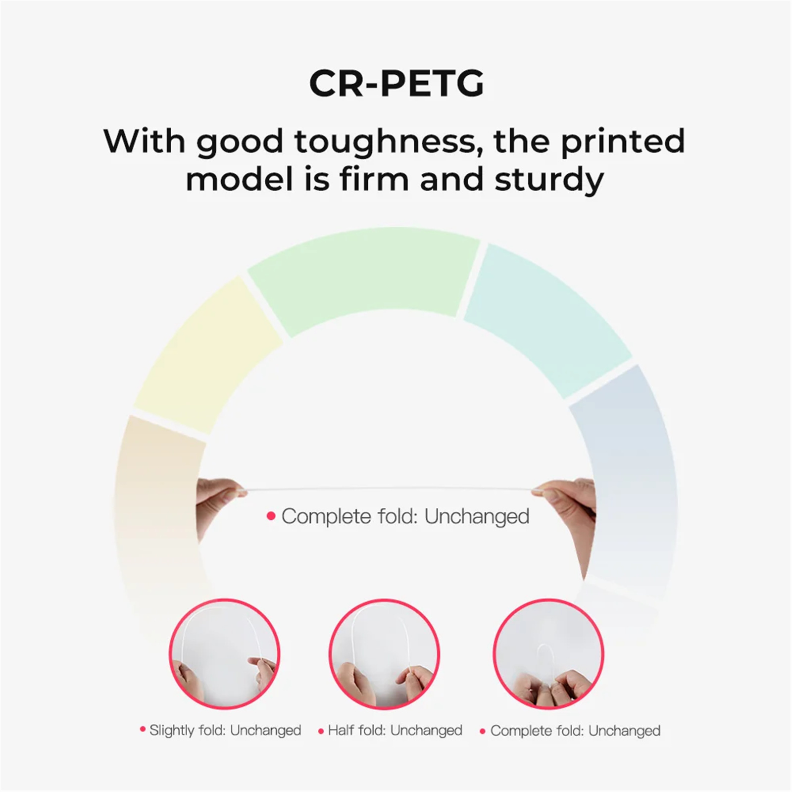 Creality Filament PETG, Transparent, 1.75 mm, 1 kg - 3301030037 