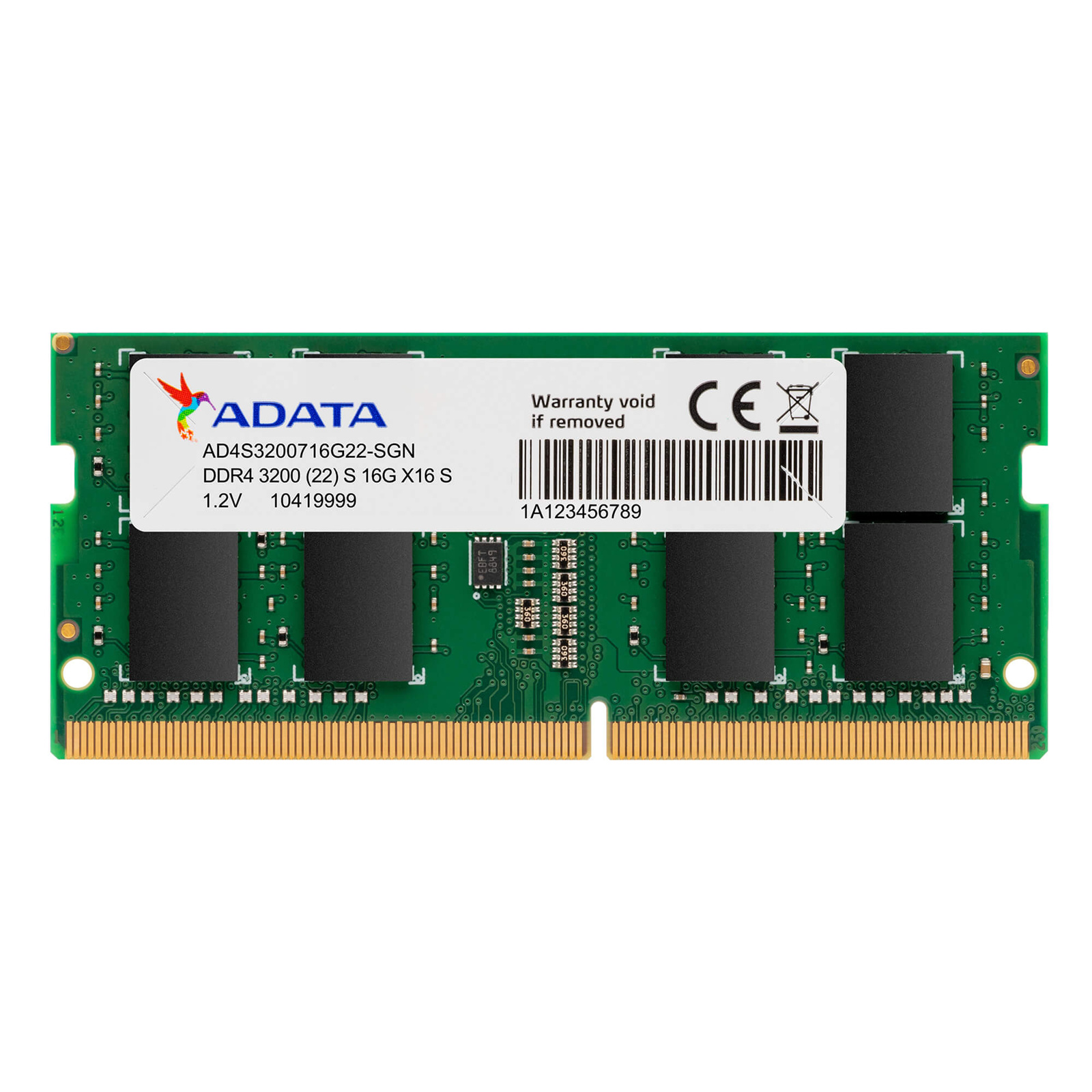 Buy the ADATA Premier 16GB DDR4 RAM SODIMM - 3200Mhz - 1.2v (  AD4S320016G22-SGN ) online - PBTech.com/au