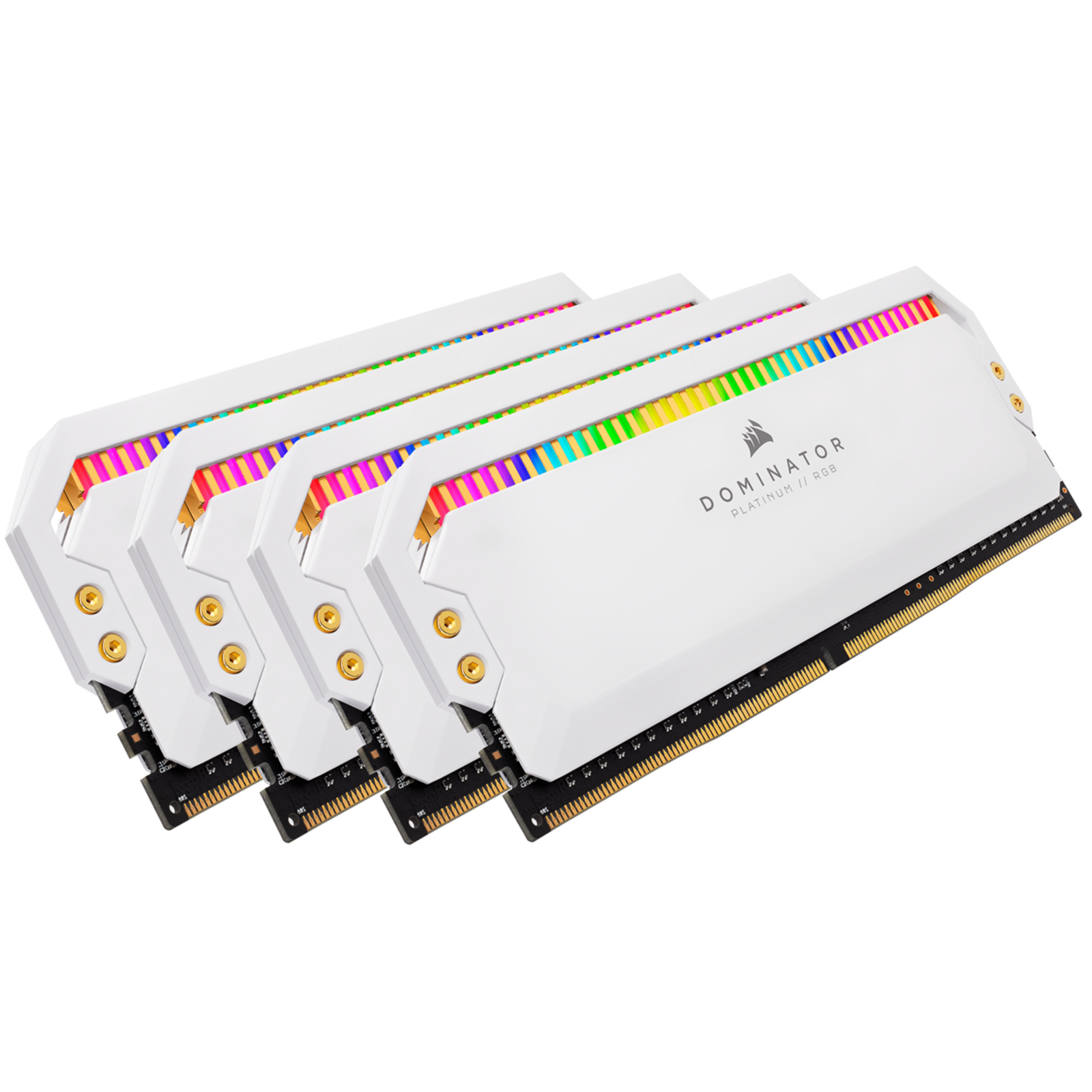 Buy the Corsair DOMINATOR PLATINUM RGB 64GB DDR4 Desktop RAM - White 4x  16GB -... ( CMT64GX4M4K3600C18W ) online - PBTech.com/au