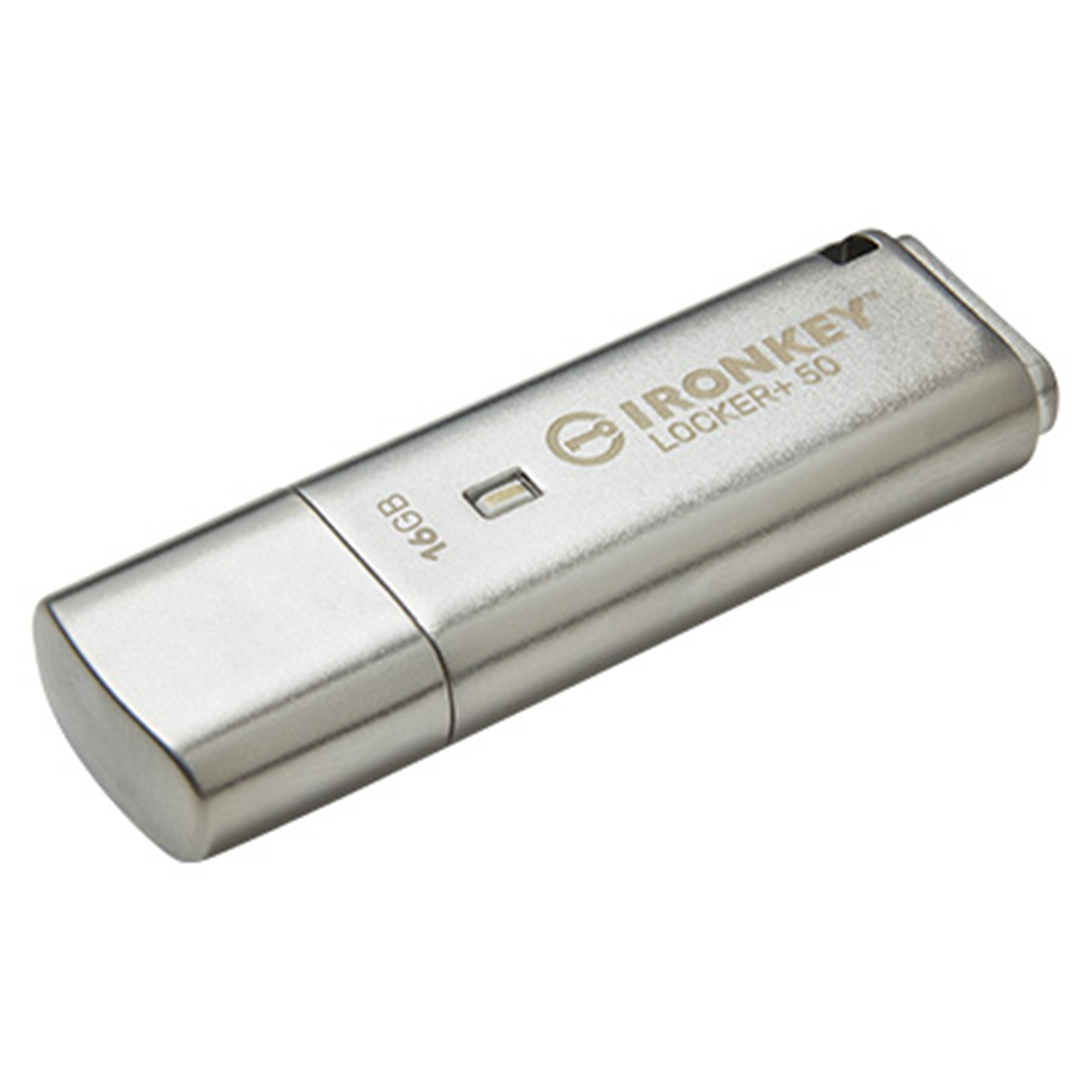 Buy the Kingston IronKey Locker+ 50 USB Flash Drive 16GB provide  consumer... ( IKLP50/16GB ) online - PBTech.com/au