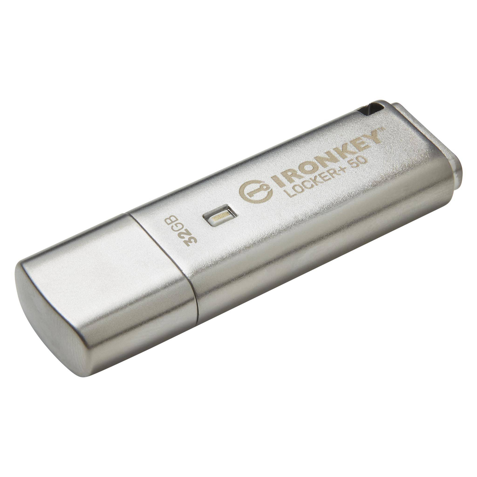 Buy the Kingston IronKey Locker+ 50 USB Flash Drive 32GB provide  consumer... ( IKLP50/32GB ) online - PBTech.com/au