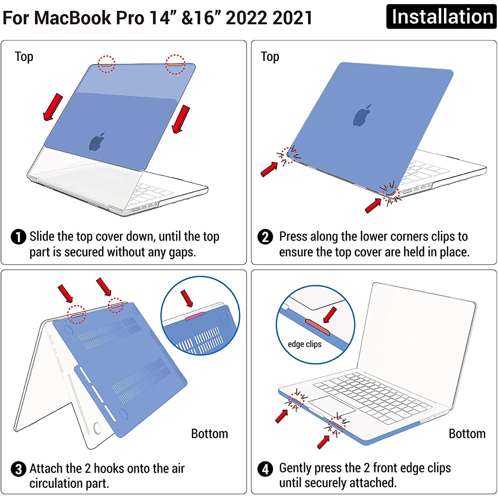 Buy the Apple 14" Macbook Pro (2021-2023) Matte Rubberized Hard Shell  Case... ( NBAOEM0151 ) online - PBTech.com/au