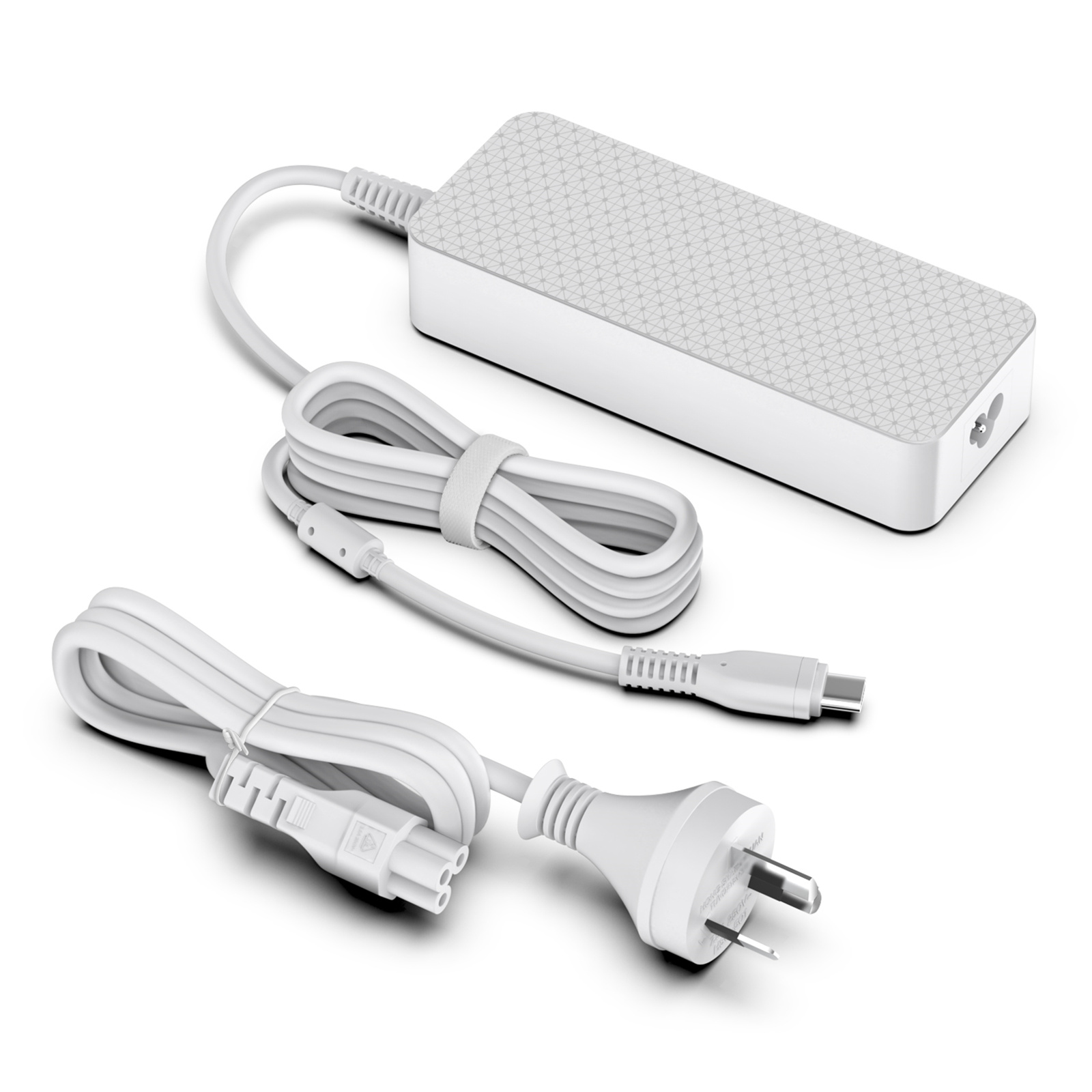 Buy the KFD Universal Laptop Power Adapter/PD Charger 100W USB-C  Compatible... ( A100-1-Type C White ) online - PBTech.com/au