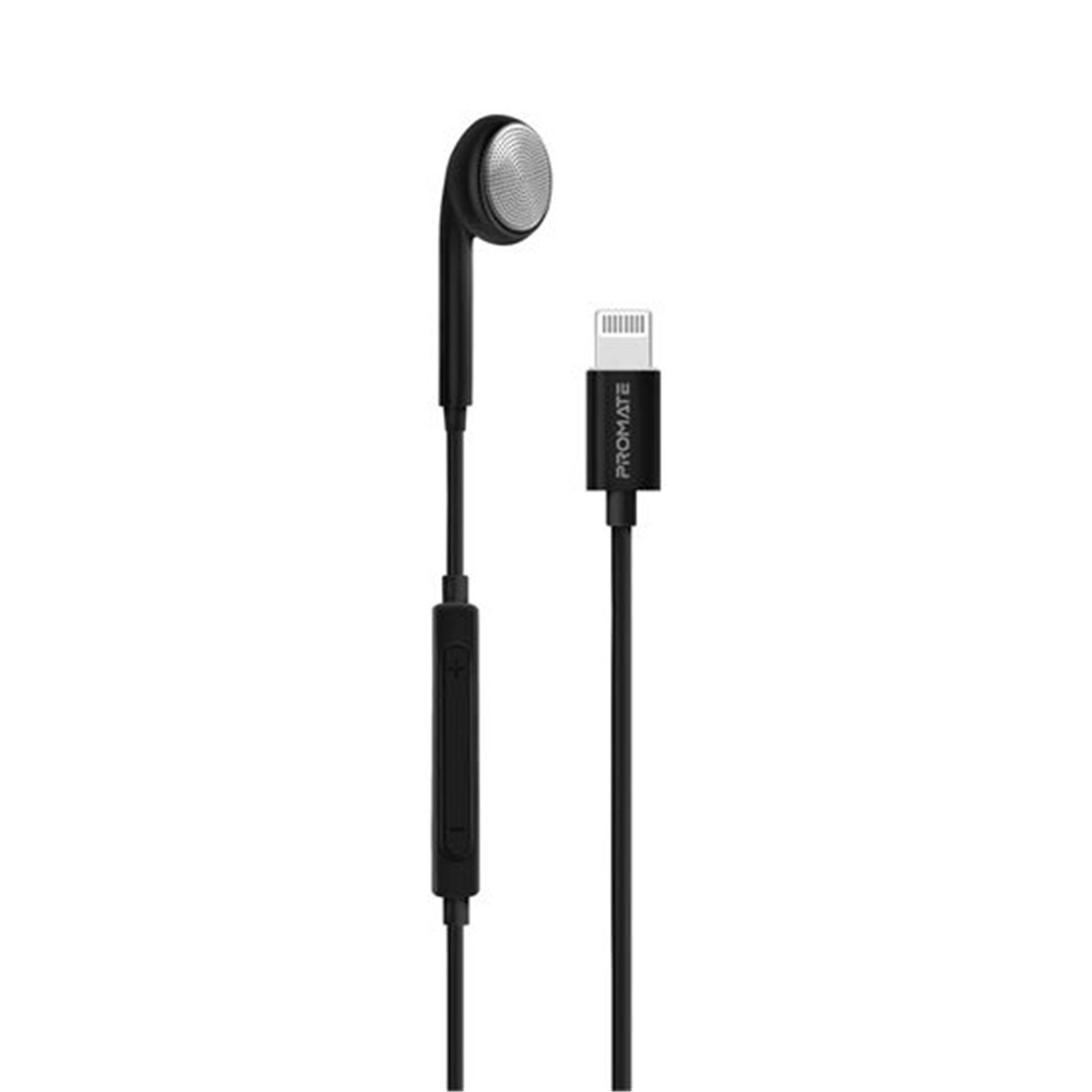 Buy the Promate BEAT LT Wired Earbuds Black Apple MFI Certified