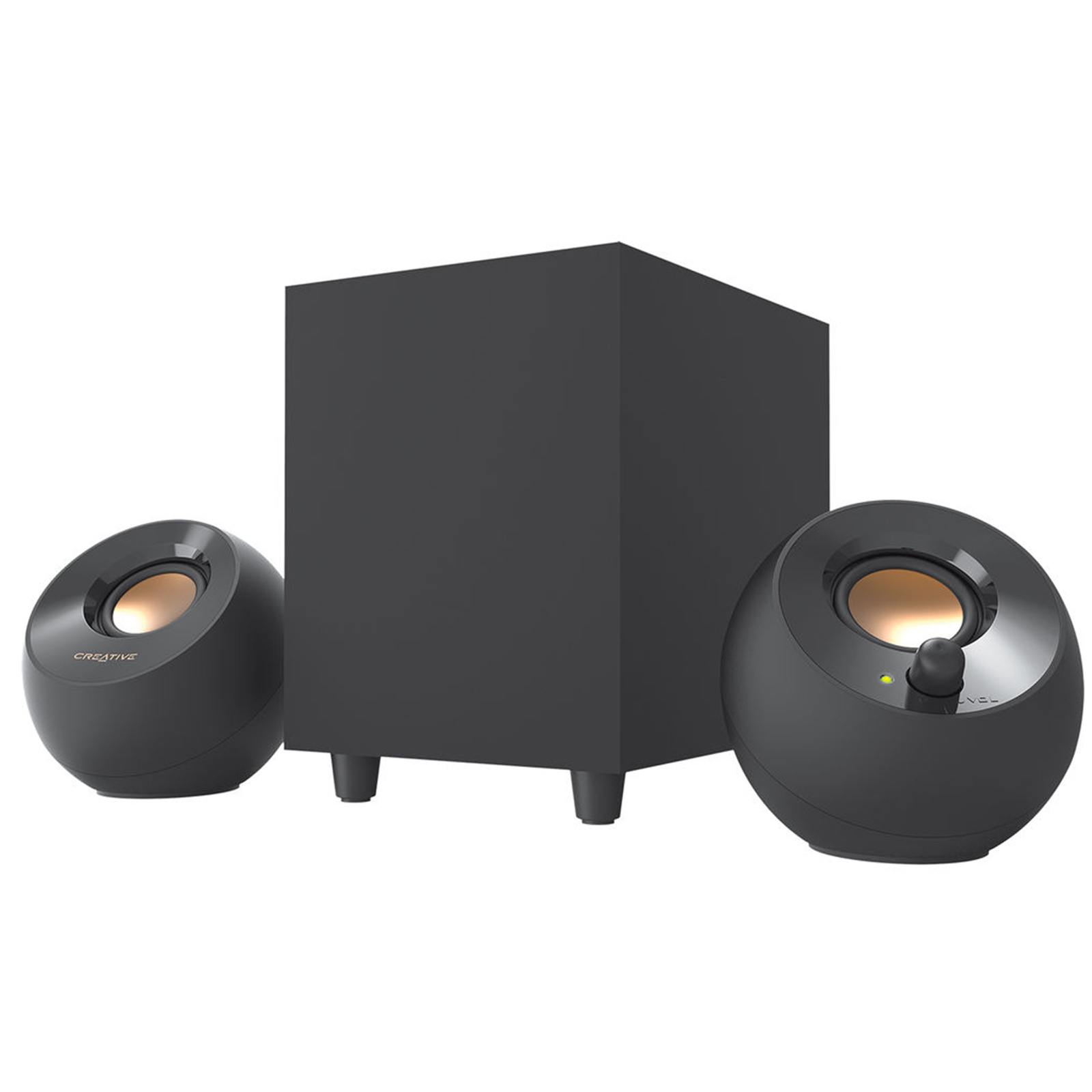 Buy the Creative Pebble Plus 2.1 USB-Powered Desktop Speakers with  Subwoofer -... ( 51MF0480AA000 ) online - PBTech.com/au