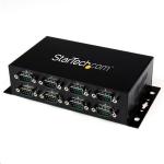 StarTech.com ICUSB2328I 8 Port USB to DB9 RS232 Serial Adapter Hub Industrial DINRail and Wall Mountable - USB to RS 232