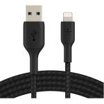 Belkin BoostCharge 2M Lightning to USB-A Braided Cable  - Black