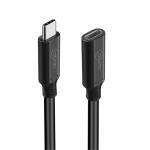 Cruxtec 0.5m USB-C Male to USB-C Female Extension Cable ( 10Gb , 100W  )