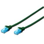 Digitus DK-1512-010/G UTP CAT5e Patch Lead - 1M Green