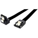 Dynamix C-SATA3-R100 1M Right Angled SATA 6Gbs Data Cable with Latch - Black Colour