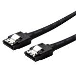 Dynamix C-SATA3 50cm SATA 6Gbs Data Cable with Latch, Black colour