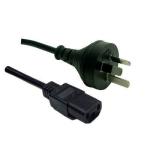 Dynamix C-POWERCPP 0.3M 3 Pin Plug to IEC Female Plug 10A SAA Approved Power Cord BLACK Colour. AU/NZ