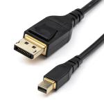 StarTech.com DP14MDPMM2MB 6ft 8K Mini DP to DisplayPort 1.4 Cable