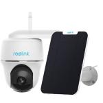 Reolink Argus PT 5MP/2K+ Wire-Free Smart PT Spotlight Camera with Solar Panel,