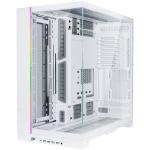 Lian Li O11D EVO XL White ATX Full Tower Gaming Case Tempered Glass, CPU Cooler Supports Upto 167mm, GPU Support Upto 460mm, 8x PCI, 420mm Radiator Supported, Front I/O: 4x USB, 1x Type C, HD Audio