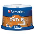 Verbatim 95101 AZO DVD-R 4.7GB 16X with Branded Surface - 50pk Spindle