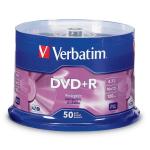 Verbatim 95037 DVD+R 50Pk Spindle 4.7GB 1X-16x Spindle