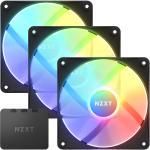 NZXT F120 Core RGB Black 120mm RGB Fan, Triple pack, with RGB lighting Controller