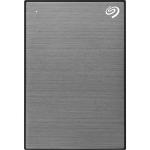 Seagate One Touch 4TB Portable External HDD - Space Grey with Rescue Data Recovery