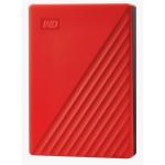 WD My Passport 4TB Portable External HDD - Red 2.5" - USB 3.0