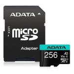 ADATA Premier PRO microSDXC Memory Card - 256GB Includes SD Adapter - UHS-I - U3 - V30 - Read up to 100MB/s - Write up to 80MB/s