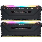 Corsair VENGEANCE RGB Pro 16GB DDR4 Desktop RAM Kit - Black 2x 8GB - 3200MHz - 2x 288 DIMM - Unbuffered - Black Heat spreader