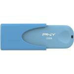 PNY Attache 4 USB Flash Drive - 32GB - Blue USB 2.0
