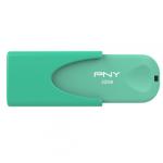 PNY Attache 4 USB Flash Drive - 32GB - Green USB 2.0