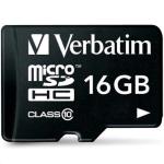 Verbatim 44082 microSDHC Memory Card - 16GB Class 10