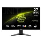 MSI MAG 27CQ6F 27" QHD 180Hz Curved Gaming Monitor 2560x1440 - 0.5ms - DisplayPort - 2x HDMI - Anti-Flicker - AMD FreeSync - 100x100 VESA