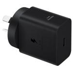 Samsung 45w GaN Wall Charger Black - (Includes 5A USB-C to USB-C cable) Support Super Fast 45W Charging, Below 5mw Standby Power Consumption, Fast Charging Smartphone, Tablets, Portable Gaming Consoles, Portable Displays
