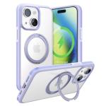 Torras iPhone 15 (6.1") UPRO Ostand R Fusion Spin Case (Japan Limited Edition) - Light Purple All in One: Magnetic / Stand / Ring Holder - 360 Spin