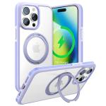 Torras iPhone 15 Pro Max (6.7") UPRO Ostand R Fusion Spin Case (Japan Limited Edition) - Light Purple All in One: Magnetic / Stand / Ring Holder - 360 Spin