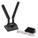 Edimax EW-7833AXP (AX3000) Dual Band WiFi 6 + Bluetooth 5.0 PCIe Wireless Adapter Ultrafast WiFi Speed - IEEE 802.1