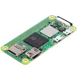 Raspberry Pi Zero 2 W ARM 64-bit Cortex-A53 CPU, 512MB SDRAM, 2.4GHz 802.11 b/g/n wireless LAN, Bluetooth, BLE, Composite video and reset pins via solder test points