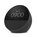 Amazon Echo Spot (2024) Smart Alarm Clock Speaker with Alexa - Black - 2.83" touchscreen - 1.73" speaker - Reminders, weather, smart home control, routines & more