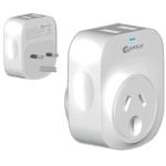 Sansai STV-3011  Outbound USB Travel Adapter - NZ/AU to UK Plug 2 USB-A Fast Charge Ports (2.1A)