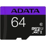 ADATA Premier microSDXC Memory Card - 64GB Includes Adapter - UHS-I