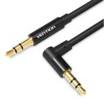Vention BAKBG-T  3.5mm Male to 90 Male Audio Cable 1.5M Black Metal Type