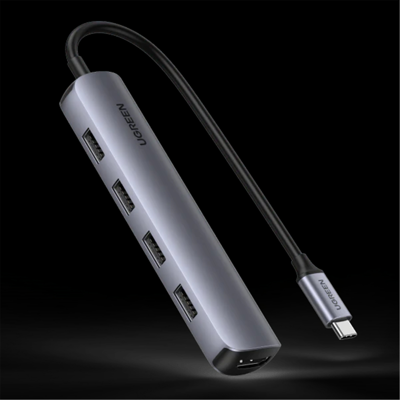 Buy the UGREEN UG-20197 USB-C to 4 USB 3.0+HDMI Adapter 5-in-1 USB C HDMI  Hub... ( UG-20197 ) online - PBTech.com