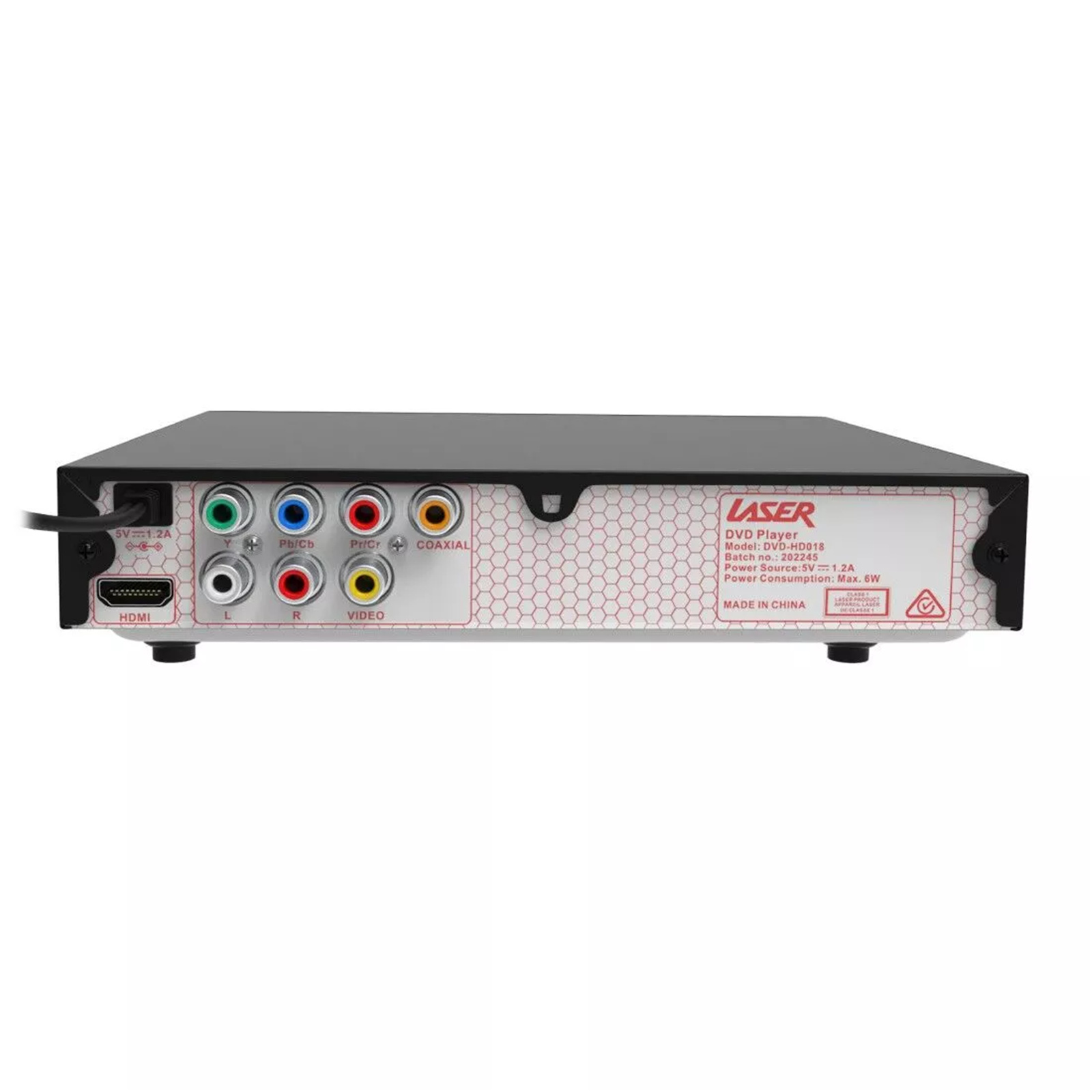 Buy the Laser DVD-HD018 DVD Player HDMI, Composite Video & USB Port ( DVD-HD018  ) online - PBTech.com