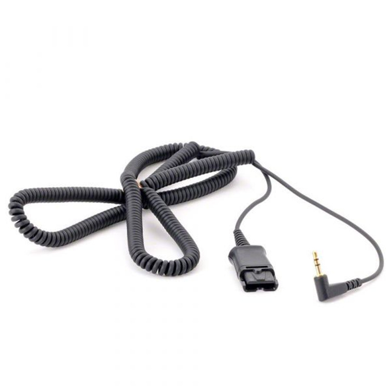 Buy the Poly 70765-01 2.5mm headset jack QD Quick Disconnect Coil Cable  10ft... ( 70765-01 ) online - PBTech.com