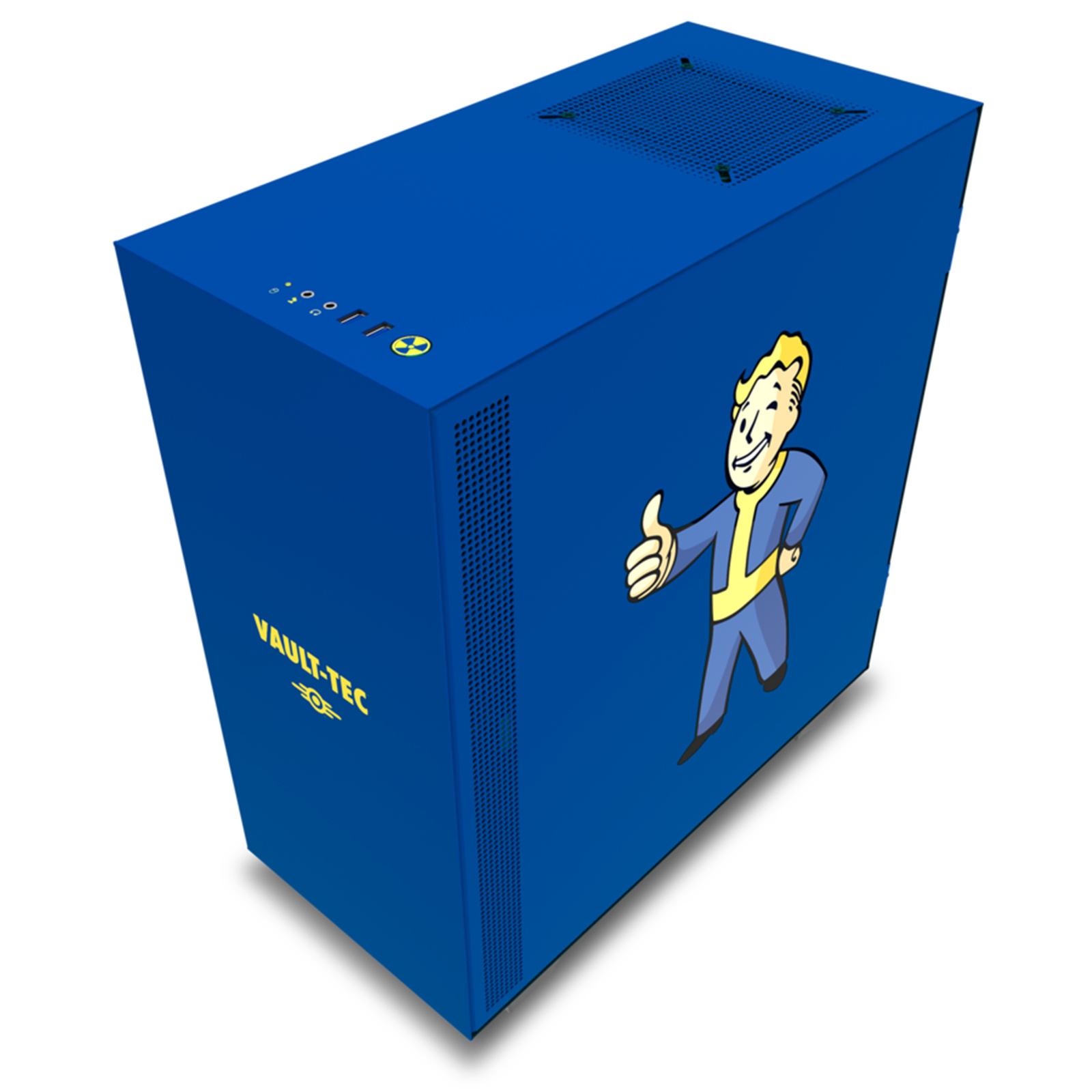 Buy the NZXT H500 Compact Vault Boy Edition ATX MidTower Gaming Case  Tempered... ( CA-H500B-VB ) online - PBTech.com
