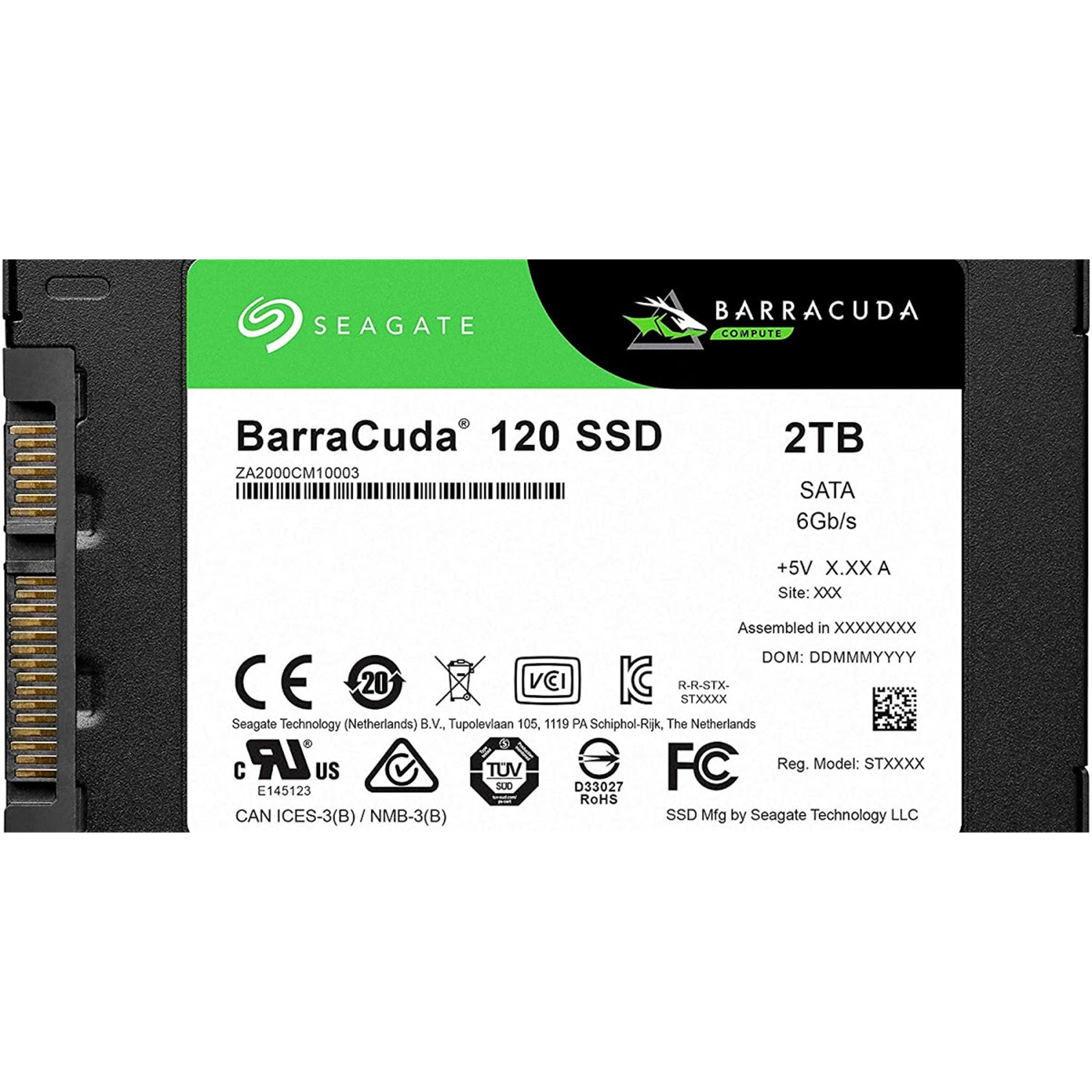 Buy the Seagate BarraCuda 120 2TB 2.5" SATA3 Internal SSD Up to 560MB/S  Read -... ( ZA2000CM1A003 ) online - PBTech.com