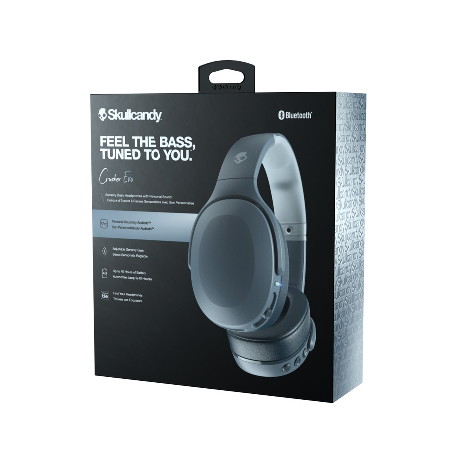 Buy the Skullcandy Crusher Evo Wireless Over-ear Headphones - Chill Grey  -... ( S6EVW-N744 ) online - PBTech.com